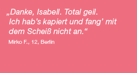 Alle reden ber Krankheiten, wir sprechen ber das Rauchen.