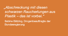 Alle reden ber Krankheiten, wir sprechen ber das Rauchen.