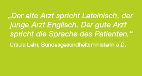 Alle reden ber Krankheiten, wir sprechen ber das Rauchen.